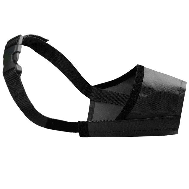Proveedor de mascotas, bozal para perros, nailon transpirable, cómodo, malla suave, máscara bucal ajustable para mascotas, previene mordeduras, 14cm