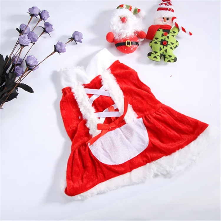 Ropa navideña para perros pequeños, disfraz de Papá Noel, abrigos de invierno para mascotas, L, M, S, XS, XXS