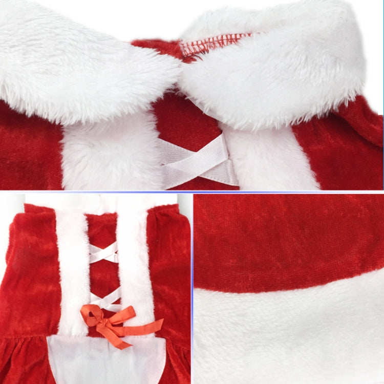 Ropa navideña para perros pequeños, disfraz de Papá Noel, abrigos de invierno para mascotas, L, M, S, XS, XXS