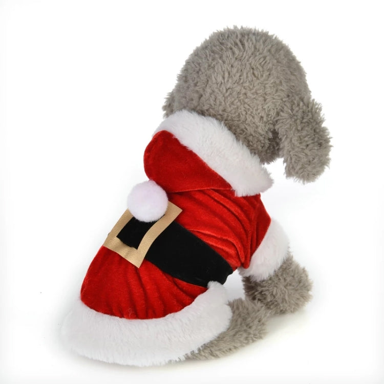 Ropa navideña para perros pequeños, disfraz de Papá Noel, abrigos de invierno para mascotas, L, M, S, XS, XXS