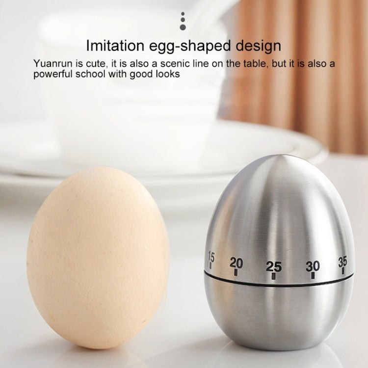 Temporizador mecánico para cocinar huevos, alarma, 60 minutos, herramientas de cocina de acero inoxidable, Mechanical Egg Timer