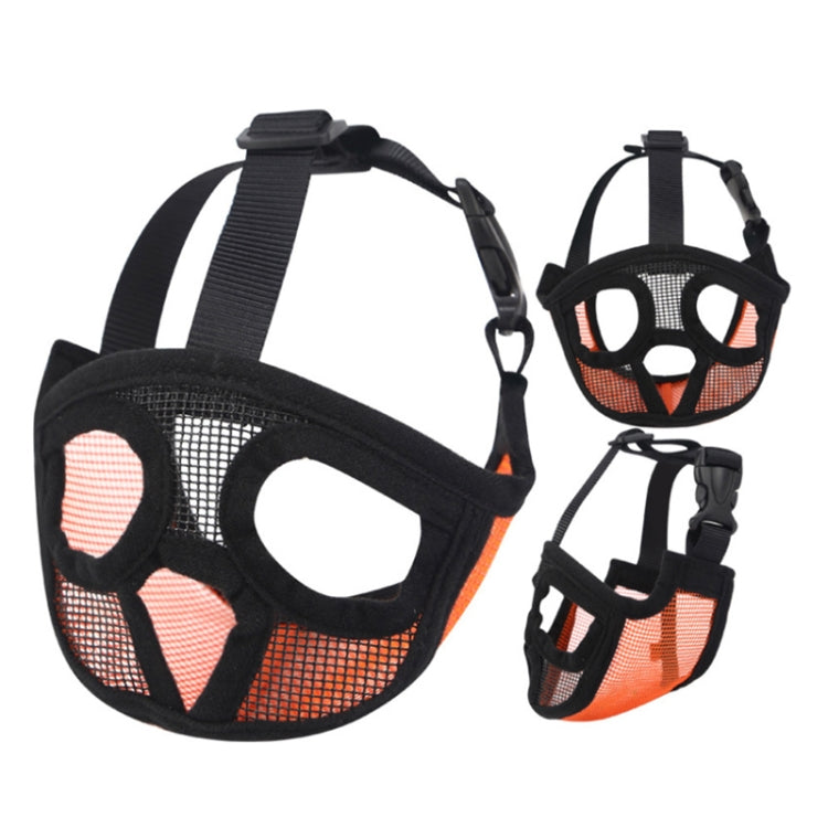 Suministros para mascotas con máscara para cubrir la boca de Bulldog para mascotas, versión de cubierta de red completa, XXS, XS, S, M, L