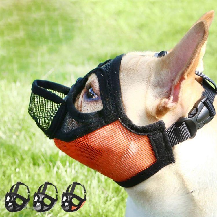 Suministros para mascotas con máscara para cubrir la boca de Bulldog para mascotas, versión de cubierta de red completa, XXS, XS, S, M, L