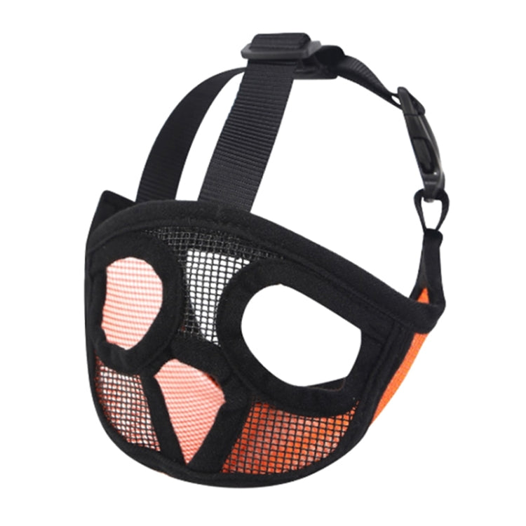 Suministros para mascotas con máscara para cubrir la boca de Bulldog para mascotas, versión de cubierta de red completa, XXS, XS, S, M, L