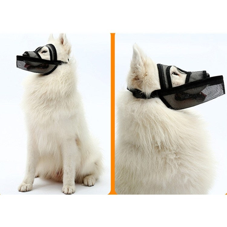 Máscara de perro de peluche con cubierta de boca de perro de boca larga pequeña y mediana, XXS, XS, S, M, L, XL