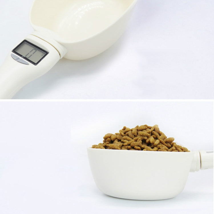 Cuchara medidora de pesaje electrónico portátil para comida de mascotas cuchara medidora de comida para perros y gatos, Measuring Spoon