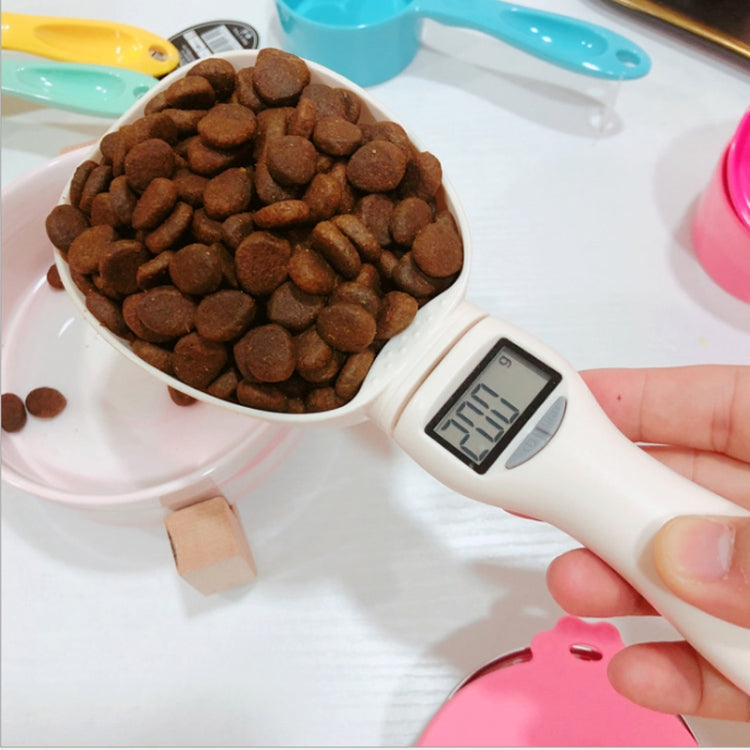 Cuchara medidora de pesaje electrónico portátil para comida de mascotas cuchara medidora de comida para perros y gatos, Measuring Spoon