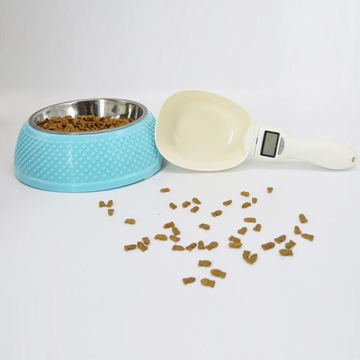 Cuchara medidora de pesaje electrónico portátil para comida de mascotas cuchara medidora de comida para perros y gatos, Measuring Spoon