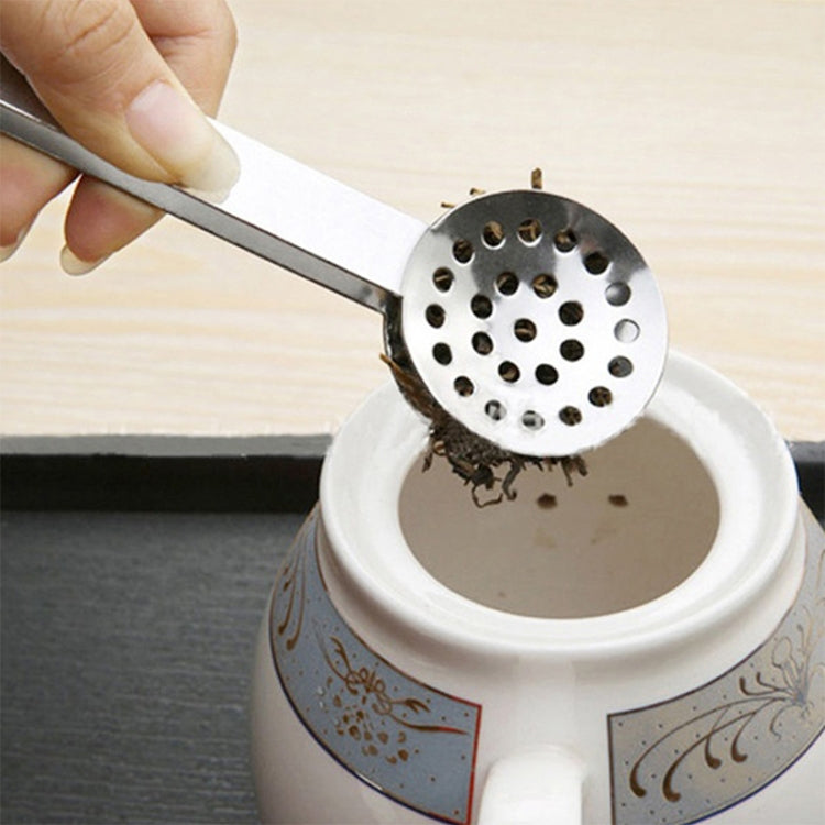 Pinzas redondas de acero inoxidable para bolsitas de té, soporte para exprimidor, 2 uds., Squeezer Holder Grip
