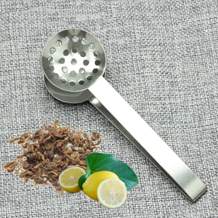 Pinzas redondas de acero inoxidable para bolsitas de té, soporte para exprimidor, 2 uds., Squeezer Holder Grip
