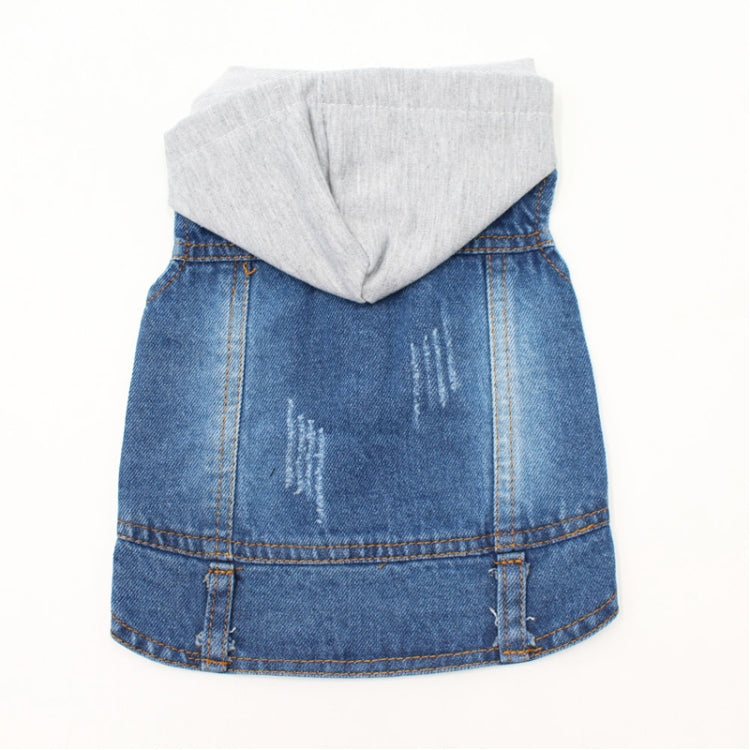 Chaleco pequeño de mezclilla con personalidad Retro, ropa para perros y mascotas, chaqueta para mascotas, L, XL, XS, M