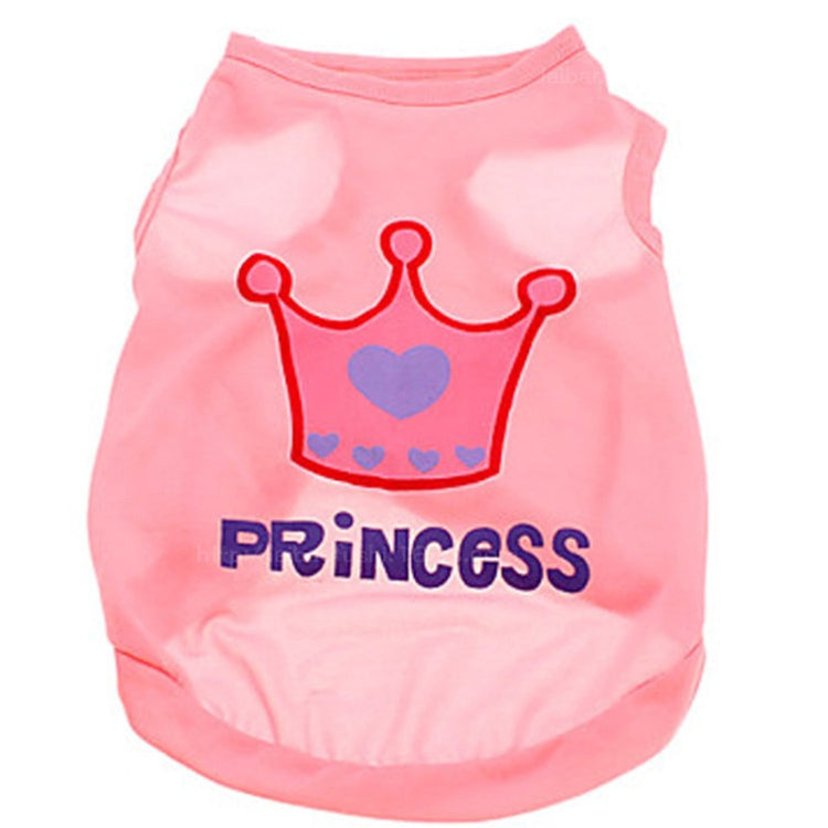 Ropa linda para perros pequeños, chaleco con corona, ropa para mascotas, XS