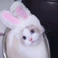 Precioso sombrero para mascotas con orejas de conejo y gato, Lovely Rabbit Ear Headgear
