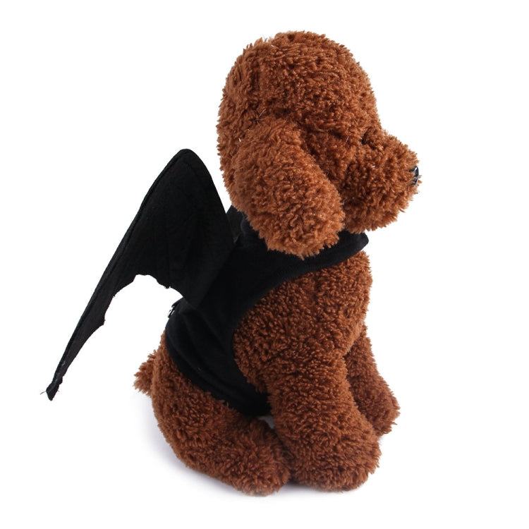 Creativo gato perro Halloween alas de murciélago accesorios divertidos ropa para mascotas, L