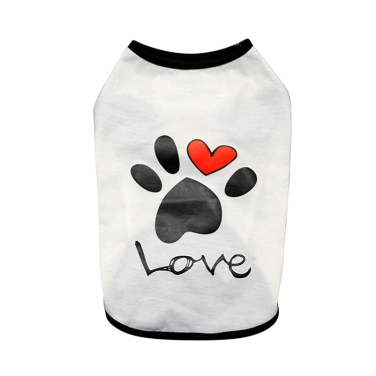 Ropa para mascotas Perro Amor Patrón Chaleco Ropa para perros, S, XXL