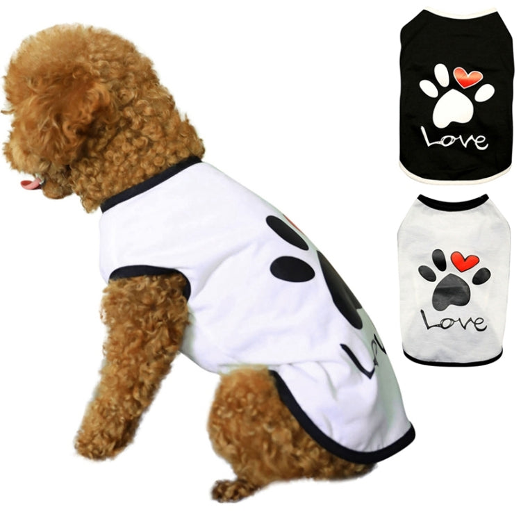 Ropa para mascotas Perro Amor Patrón Chaleco Ropa para perros, S, XXL
