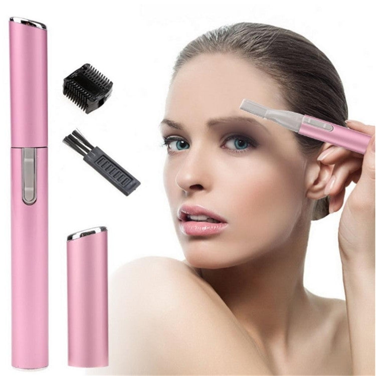 Maquinilla de afeitar eléctrica portátil para cejas para niña, depiladora Universal masculina y femenina