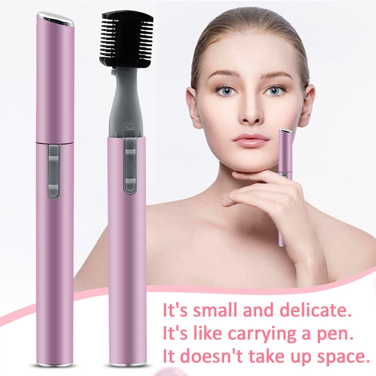 Maquinilla de afeitar eléctrica portátil para cejas para niña, depiladora Universal masculina y femenina