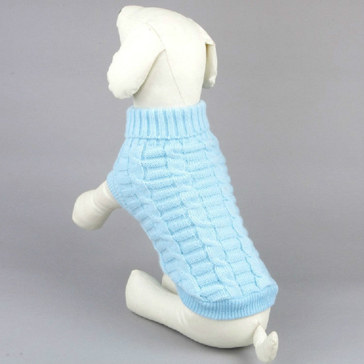 Ropa para perros de peluche con suéter para perros de color sólido de alta elasticidad, XS, S, M, L, XL, XXL