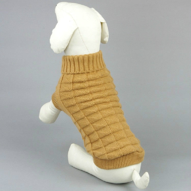 Ropa para perros de peluche con suéter para perros de color sólido de alta elasticidad, XS, S, M, L, XL, XXL
