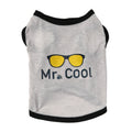 2 piezas ropa para mascotas perro gato primavera y verano fino lindo chaleco, XS, S, M, XL