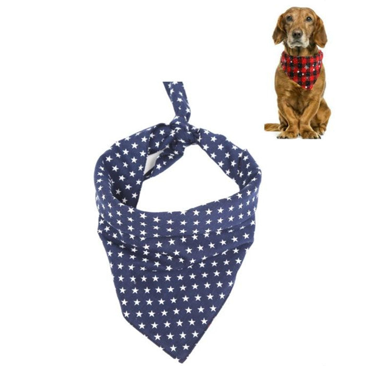 2 uds. Toalla triangular para mascotas, toalla de Saliva para perros con copos de nieve navideños, S, L