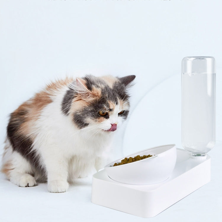 Cuenco para mascotas, cuenco de alimentación de agua potable automático antivuelco, Small
