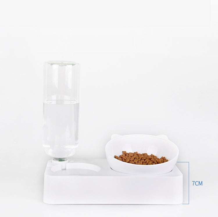 Cuenco para mascotas, cuenco de alimentación de agua potable automático antivuelco, Small