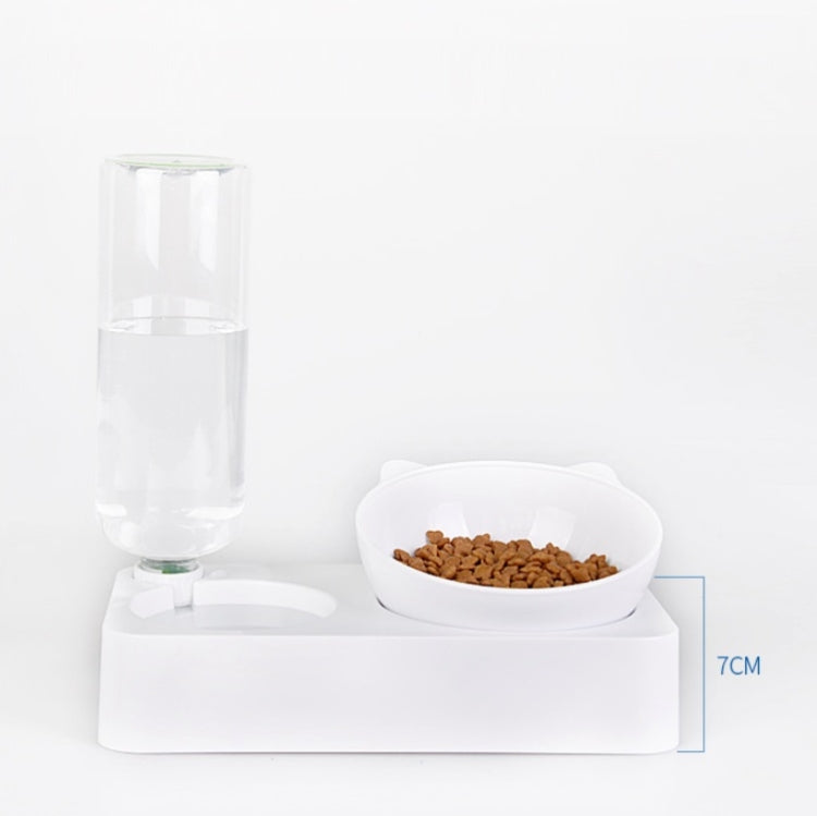 Cuenco para mascotas, cuenco de alimentación de agua potable automático antivuelco, Small