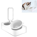 Cuenco para mascotas, cuenco de alimentación de agua potable automático antivuelco, Small