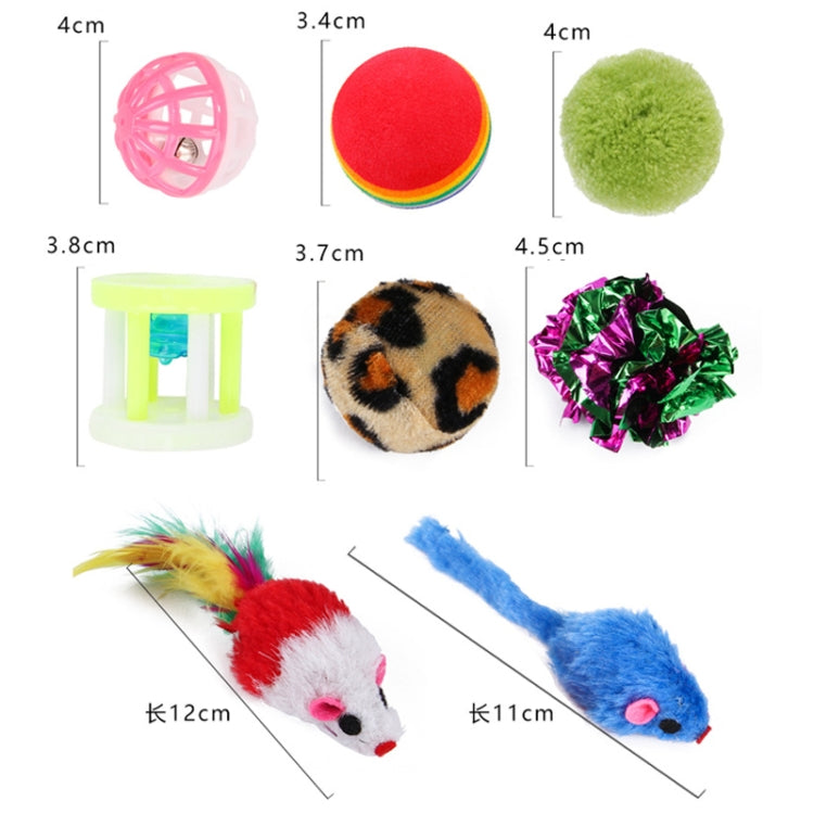 Juguete para gatos, pluma, ratón, divertido canal para gato, bola de Sisal, juguetes molares, 28 in 1 Cat Toy