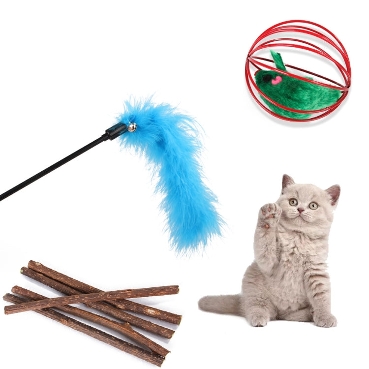 Juguete para gatos, pluma, ratón, divertido canal para gato, bola de Sisal, juguetes molares, 28 in 1 Cat Toy