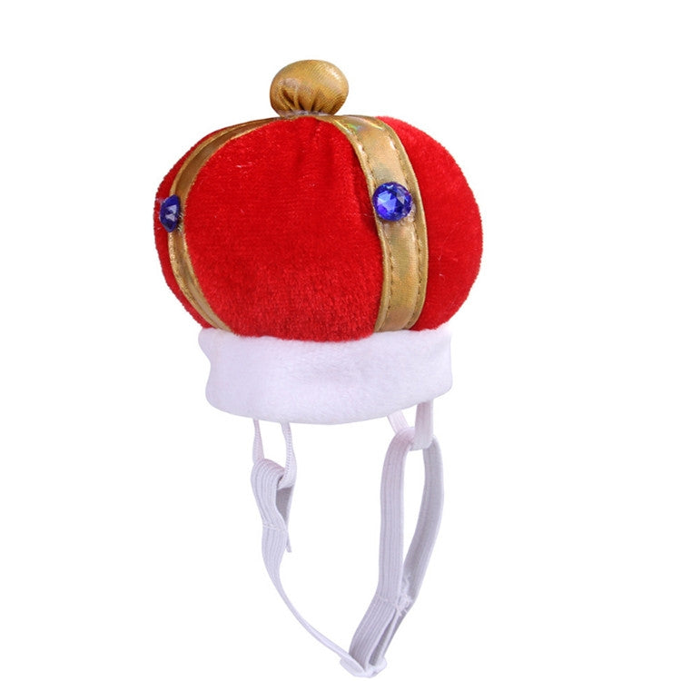 2 uds sombrero de corona para mascotas tocado divertido creativo para perros y gatos, S, L