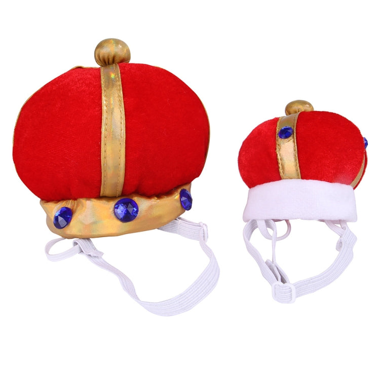 2 uds sombrero de corona para mascotas tocado divertido creativo para perros y gatos, S, L