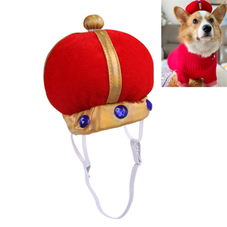 2 uds sombrero de corona para mascotas tocado divertido creativo para perros y gatos, S, L