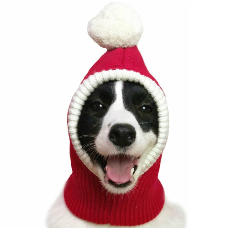 Gorro navideño de lana para otoño e invierno para mascotas, XS, L, XL