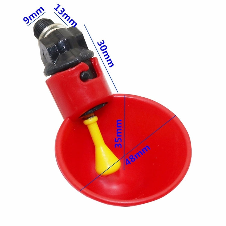 Bebedero automático para codornices, bebedero para pollos con tetina amarilla, sistema de agua potable para aves de corral