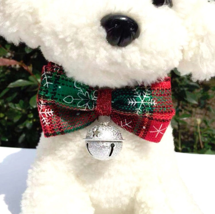 Juego de 2 piezas de sombrero navideño y pajarita para mascotas, accesorios navideños, Bow Tie Set