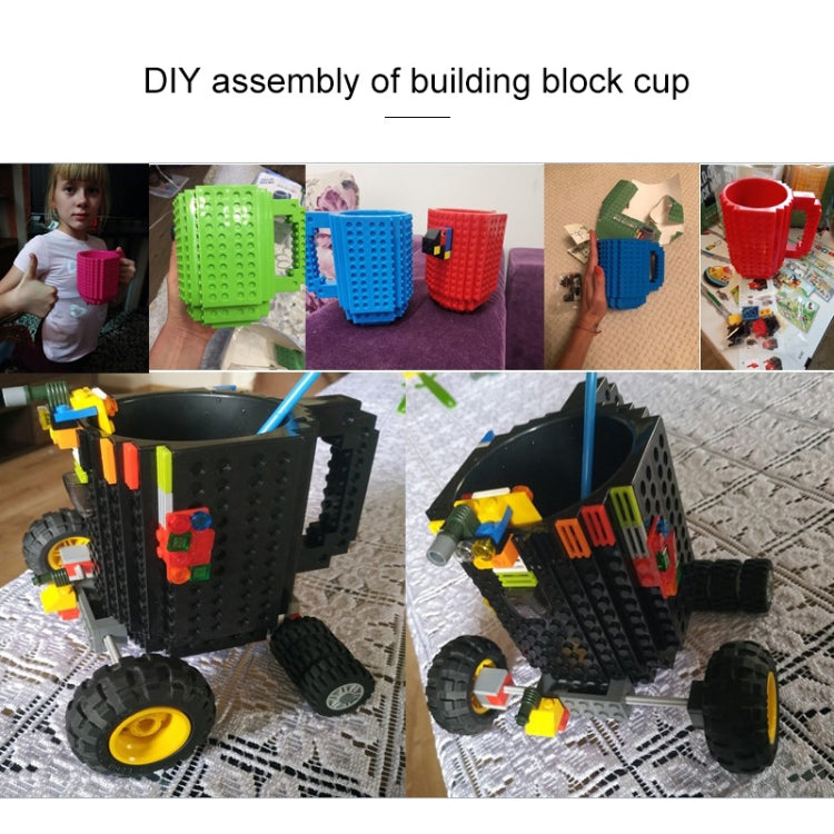 Diseño de bloques de construcción Taza para leche, cafe , jugos y mas.