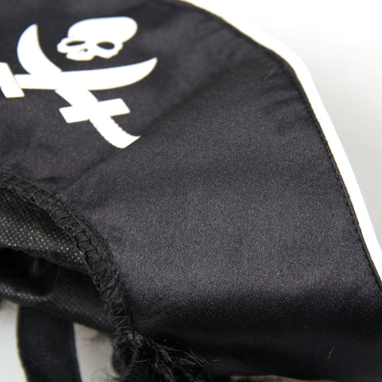 Suministros para mascotas Sombrero de pirata de Halloween Peluca para perros y gatos Sombrero de pirata blanco, White Pirate Hat,