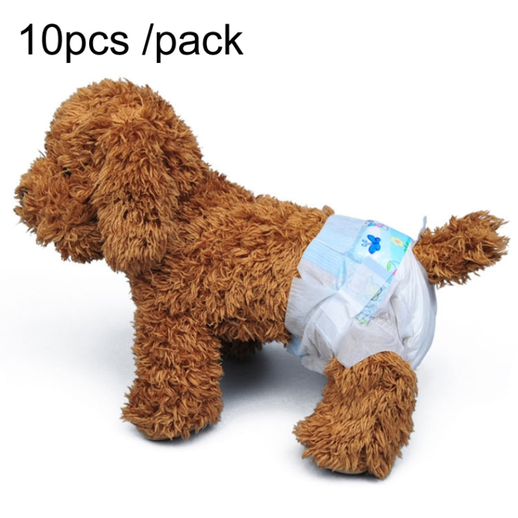 2 paquetes/20 unidades de pañales para mascotas para perros, pantalones fisiológicos para mascotas, entrega de colores aleatorios, S