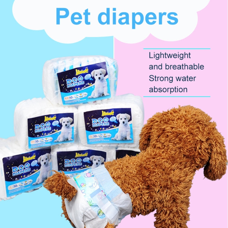 2 paquetes/20 unidades de pañales para mascotas para perros, pantalones fisiológicos para mascotas, entrega de colores aleatorios, S