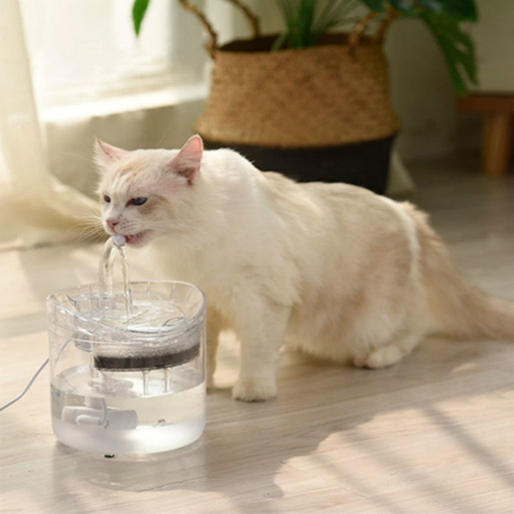 Dispensador de agua eléctrico para mascotas, silencioso y sin fugas, US Plug  Transparent Color, UK Plug Transparent Color, US Plug  Smart Induction Starter, EU Plug Smart Induction Starter