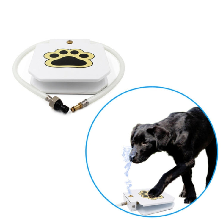 Fuente inteligente para mascotas Fuente para beber automática, Plastic Steel White Paint US Plug, Plastic Steel White Paint UK Plug
