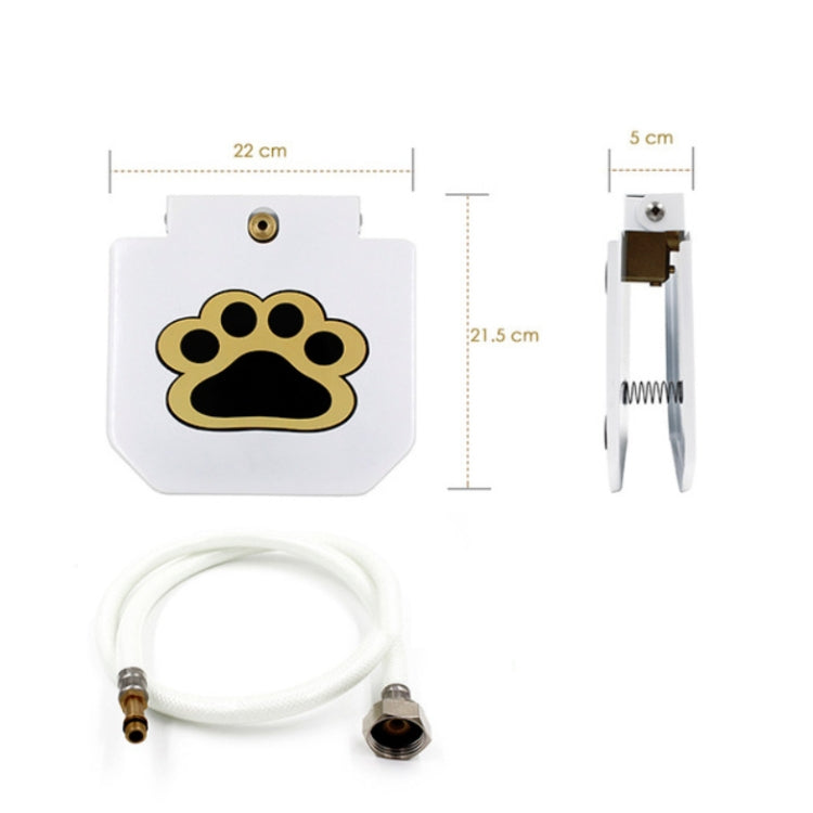 Fuente inteligente para mascotas Fuente para beber automática, Plastic Steel White Paint US Plug, Plastic Steel White Paint UK Plug