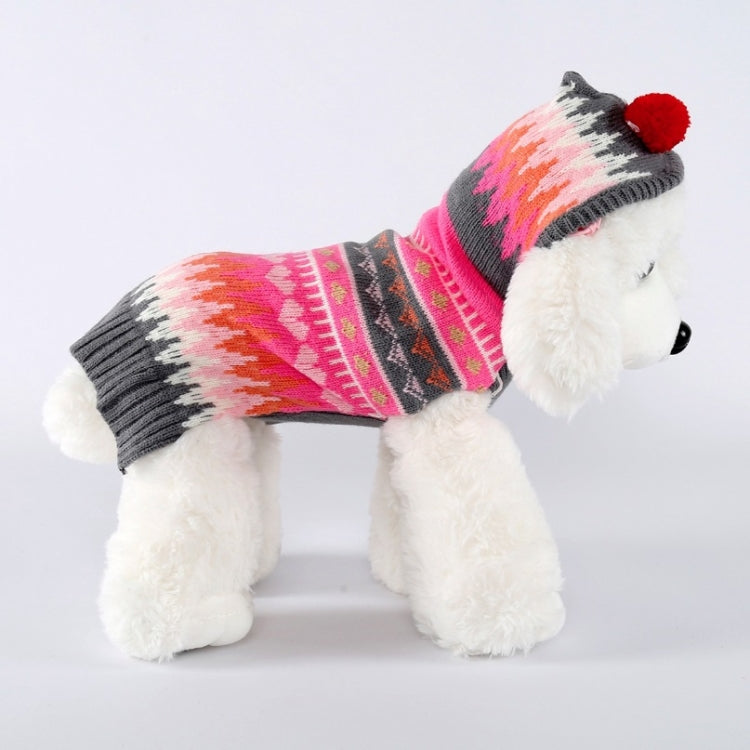 Disfraz de Navidad para mascotas, suéter, bola con capucha, disfraz de copo de nieve, XXS, XS, S, M, L