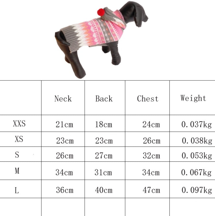 Disfraz de Navidad para mascotas, suéter, bola con capucha, disfraz de copo de nieve, XXS, XS, S, M, L