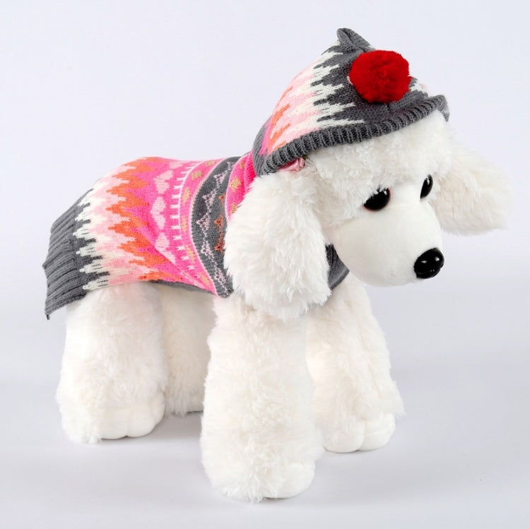 Disfraz de Navidad para mascotas, suéter, bola con capucha, disfraz de copo de nieve, XXS, XS, S, M, L