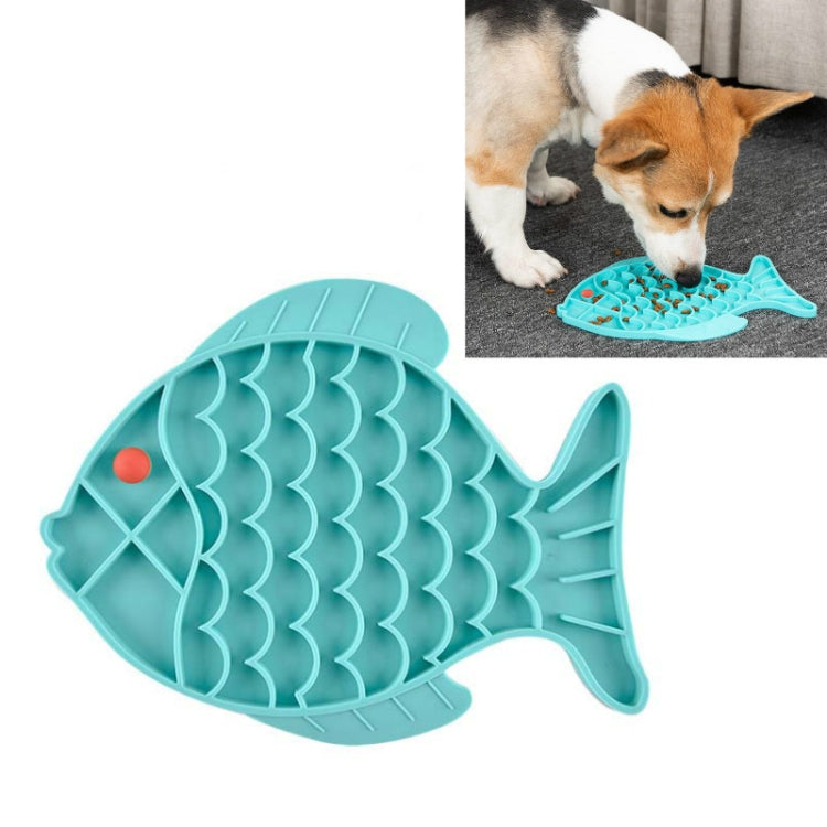 2 uds., alfombrilla de silicona para comida lenta para perros y gatos, cuenco antiestrangulamiento, Fish Type, Claw Type, Flower Type