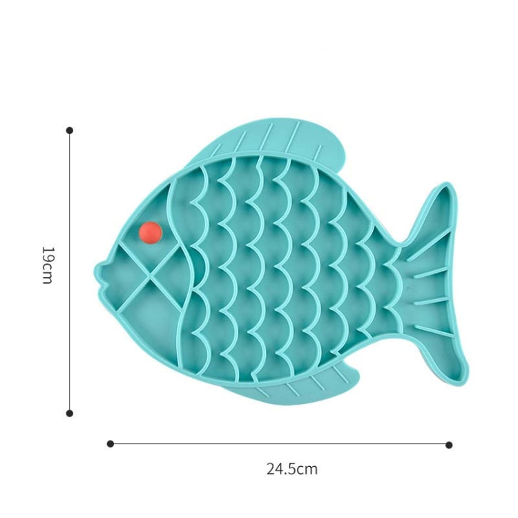 2 uds., alfombrilla de silicona para comida lenta para perros y gatos, cuenco antiestrangulamiento, Fish Type, Claw Type, Flower Type